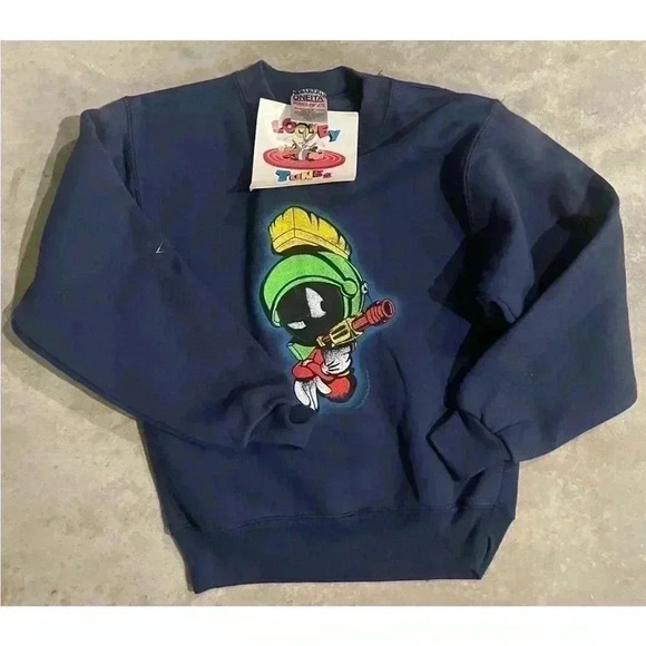 American Vintage Other - NWT Loony Tunes Deadstock Vintage Sweatshirt USA Made Marvin The Martian 1996